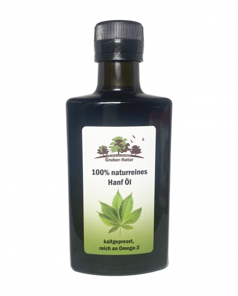 Gruber-Natur 100% naturreines Hanf Öl 250 ml